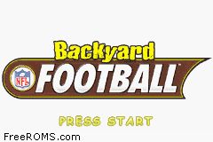 Backyard Football Screen Shot 1