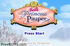 Barbie - The Princess And The Pauper Screen Shot 1