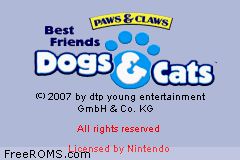 Best Friends - Dogs And Cats Screen Shot 1