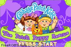 Cabbage Patch Kids - The Patch Puppy Rescue Screen Shot 1