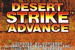 Desert Strike Advance Screen Shot 1