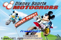 Disney Sports - Motocross Screen Shot 1