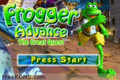 Frogger Advance - The Great Quest Screen Shot 1