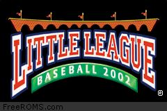 Little League Baseball 2002 Screen Shot 1