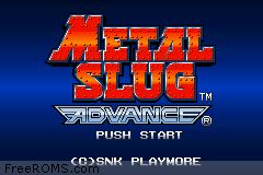 Metal Slug Advance Screen Shot 1