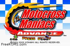 Motocross Maniacs Advance Screen Shot 1