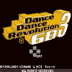 Dance Dance Revolution Gb3 (Japan) Screen Shot 1