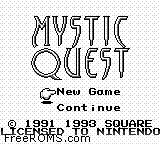 Mystic Quest Screen Shot 1
