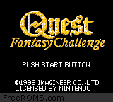 Quest - Fantasy Challenge Screen Shot 1