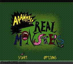 Aaahh!!! Real Monsters Screen Shot 1