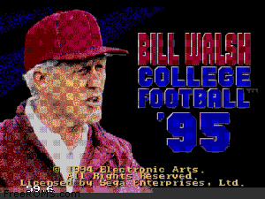 Bill Walsh College Football 95 Screen Shot 1
