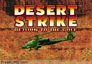 Desert Strike - Return to the Gulf Screen Shot 1