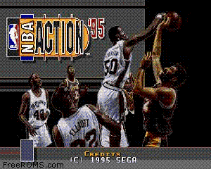 NBA Action '95 Screen Shot 1