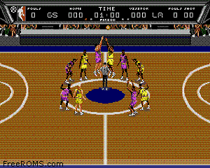 NBA Action '95 Screen Shot 2