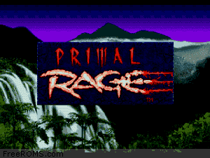Primal Rage Screen Shot 1