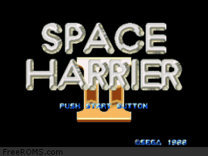 Space Harrier II Screen Shot 1