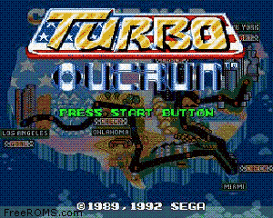 Turbo Outrun Screen Shot 1