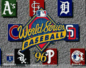 World Series Baseball '96 Screen Shot 1