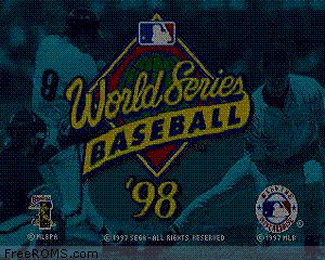 World Series Baseball '98 Screen Shot 1