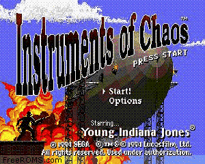 Young Indiana Jones - Instrument of Chaos Screen Shot 1