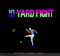 10-Yard Fight (Japan) Screen Shot 1