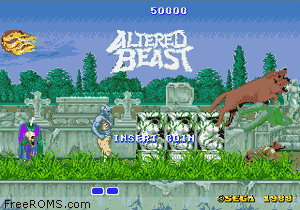 Altered Beast (set 7, 8751 317-0078) Screen Shot 2