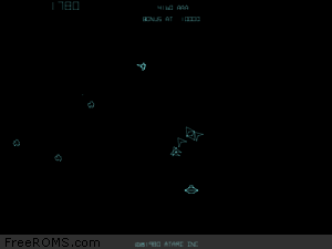 Asteroids Deluxe (rev 2) Screen Shot 2