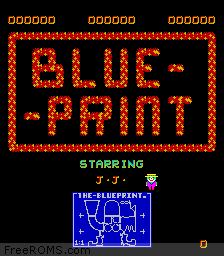 Blue Print (Midway) Screen Shot 1