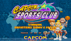 Capcom Sports Club (Asia 970722) Screen Shot 1