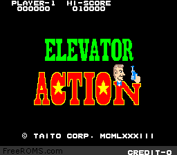 Elevator Action Screen Shot 1