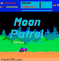 Moon Patrol Screen Shot 1