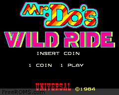 Mr. Do's Wild Ride Screen Shot 1