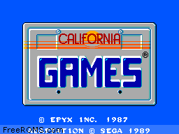 California Games Screen Shot 1