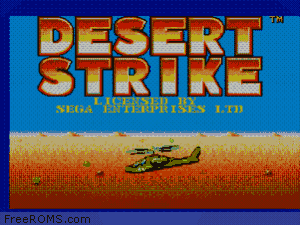 Desert Strike Screen Shot 1