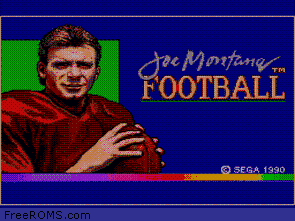 Joe Montana Football Screen Shot 1