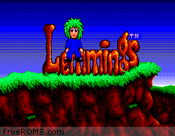 Lemmings Screen Shot 1