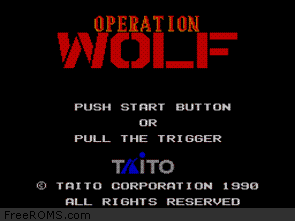 Operation Wolf Screen Shot 1