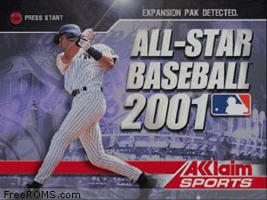 All-Star Baseball 2001 Screen Shot 1