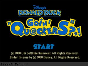 Disney's Donald Duck - Goin' Quackers Screen Shot 1
