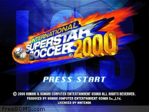 International Superstar Soccer 2000 Screen Shot 1