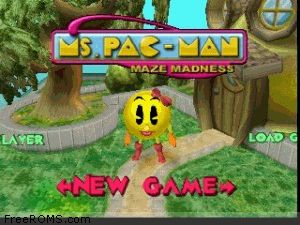 Ms. Pac-Man - Maze Madness Screen Shot 1