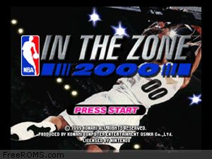 NBA In the Zone 2000 Screen Shot 1