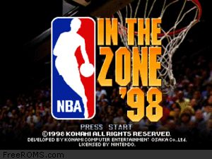 NBA in the Zone '98 Screen Shot 1
