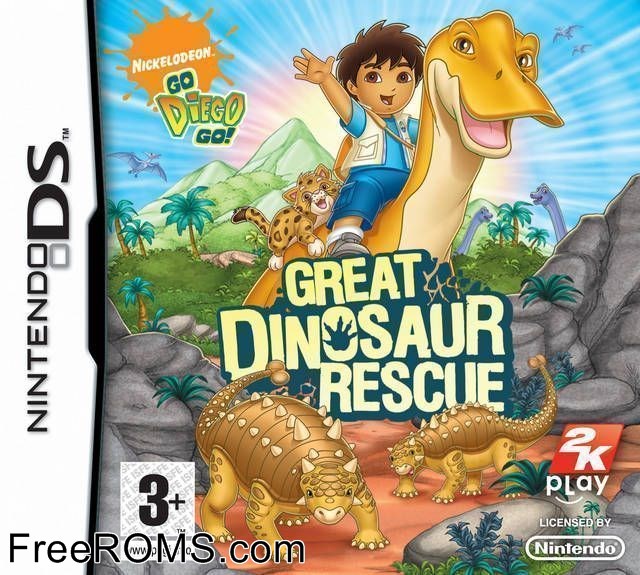 Go, Diego, Go! - Great Dinosaur Rescue Europe Screen Shot 1