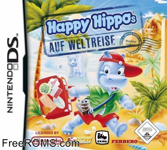 Happy Hippos on Tour Europe Screen Shot 1