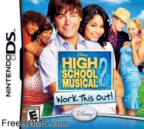 High School Musical 2 - Work This Out! Europe Screen Shot 1