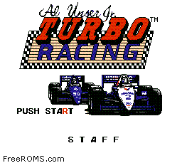 Al Unser Jr. Turbo Racing Screen Shot 1