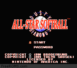 All-Star Softball Screen Shot 1