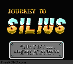 Journey to Silius Screen Shot 1