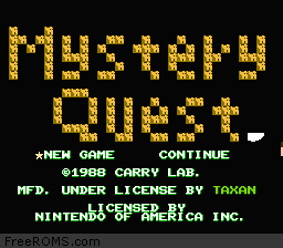 Mystery Quest Screen Shot 1
